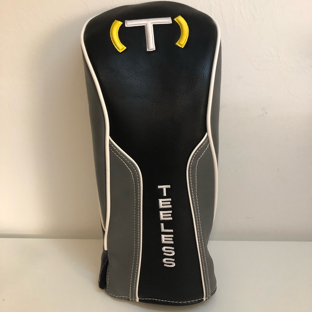 Tour Striker Teeless Driver Black and Gray Golf Club Head Cover
